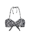 Ayesha top -  Ribbed - Leopard